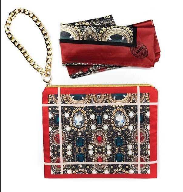 Borsa e foulard